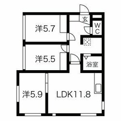 澄川コートの物件間取画像